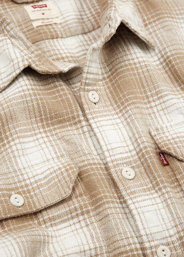 Checked flannel shirt商品第5张图片规格展示
