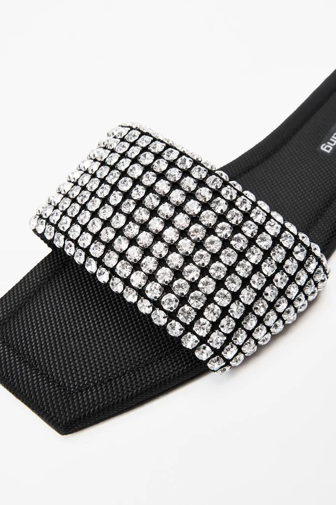 商品Alexander Wang|ANYA CRYSTAL SLIDE SANDAL,价格¥2221,第2张图片详细描述