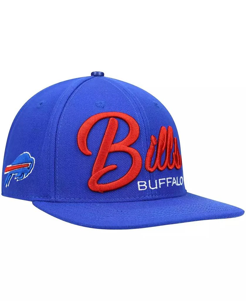 商品Pro Standard|Men's Royal Buffalo Bills Script Wordmark Snapback Hat,价格¥303,第2张图片详细描述