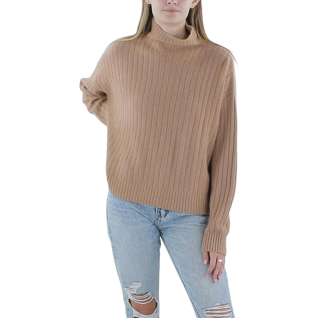 商品Ralph Lauren|Lauren Ralph Lauren Womens Ribbed Long Sleeve Mock Turtleneck Sweater,价格¥680,第1张图片