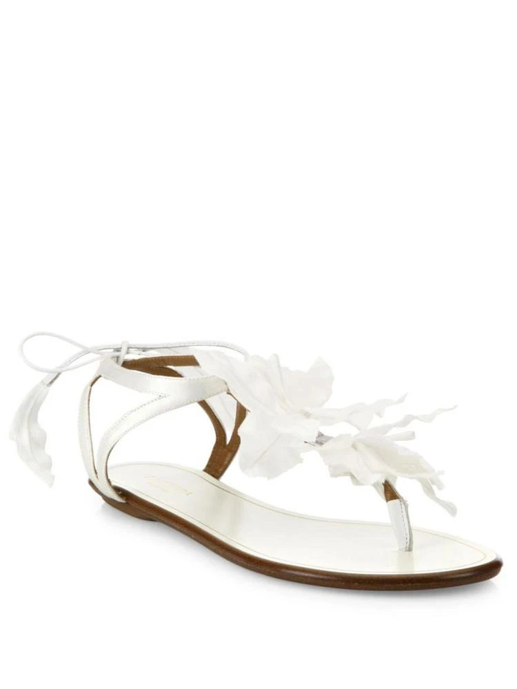 商品Aquazzura|Floral Leather Sandals,价格¥2056,第1张图片