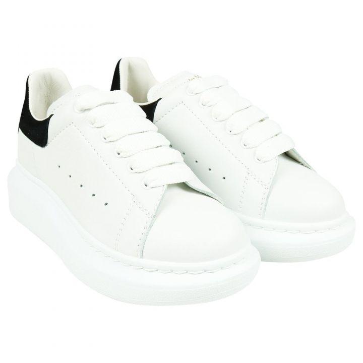 麦昆黑白配色运动鞋  童鞋商品第2张图片规格展示