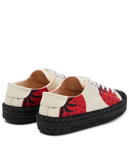 商品JW Anderson|Printed canvas espadrilles,价格¥1583,第3张图片详细描述