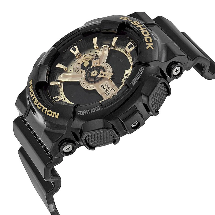 商品Casio|Casio G-Shock Alarm World Time Quartz Analog-Digital Black Dial Men's Watch GA-110GB-1A,价格¥767,第2张图片详细描述