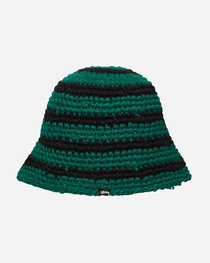 商品STUSSY|Swirl Knit Bucket Hat Forest,价格¥428,第3张图片详细描述