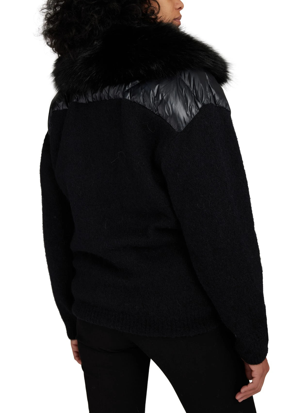 商品Moncler|Moncler 女士大衣 MC4UKS57BCK 黑色,价格¥8705,第6张图片详细描述