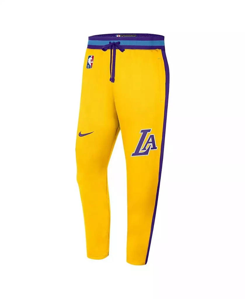 商品NIKE|Men's Gold Los Angeles Lakers 2021/22 City Edition Therma Flex Showtime Pants,价格¥733,第2张图片详细描述