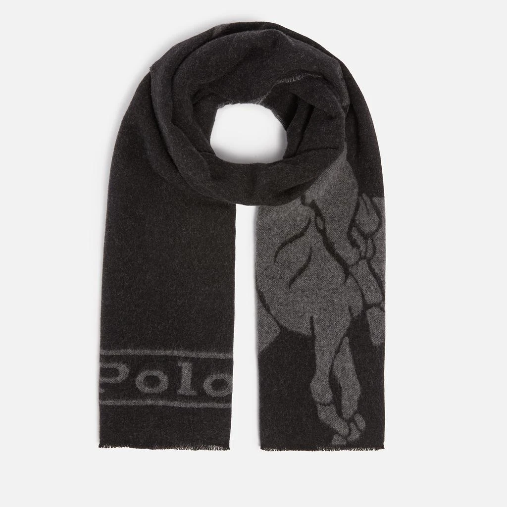 商品Ralph Lauren|Polo Ralph Lauren Big Polo Player Wool-Blend Scarf,价格¥690,第1张图片