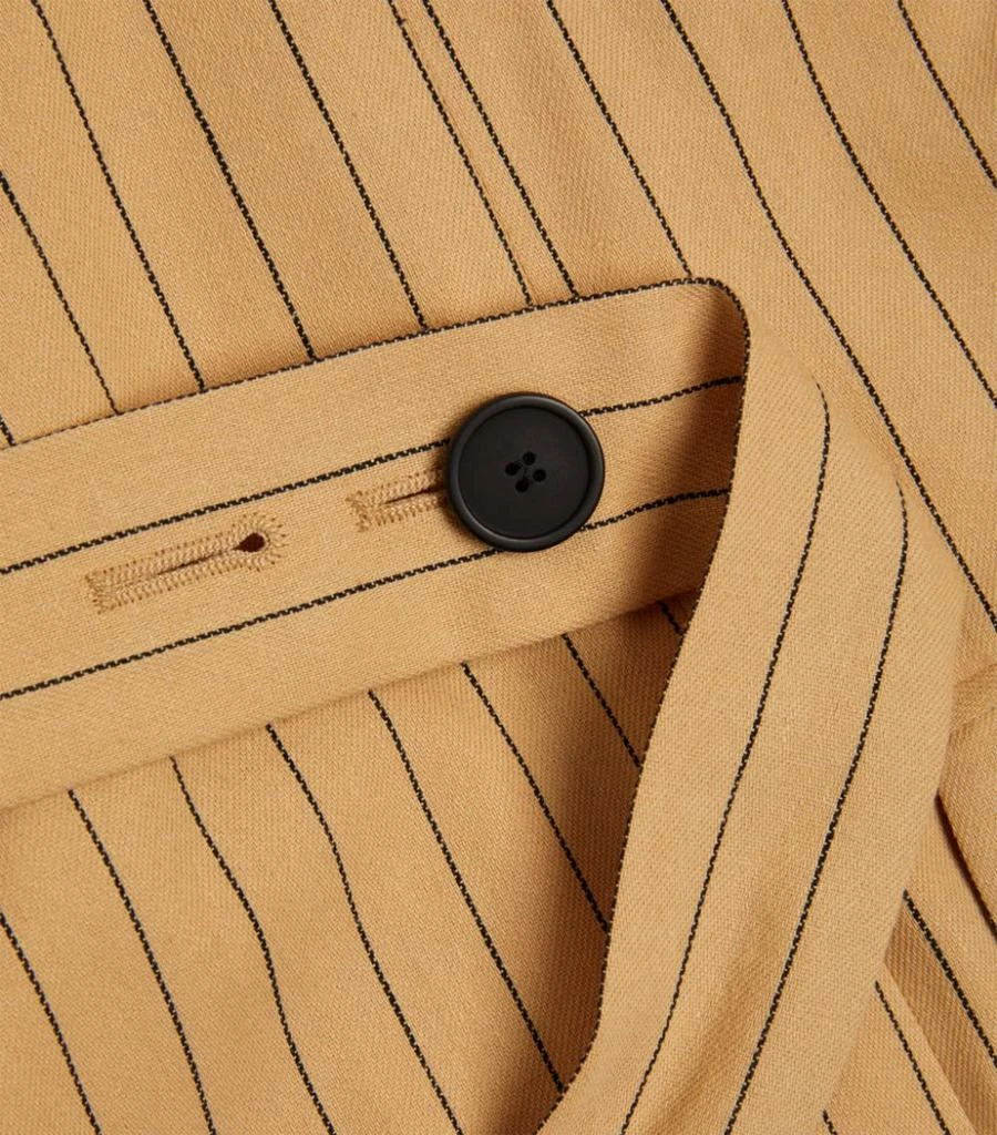 商品Maje|Striped Belted Blazer,价格¥1498,第5张图片详细描述