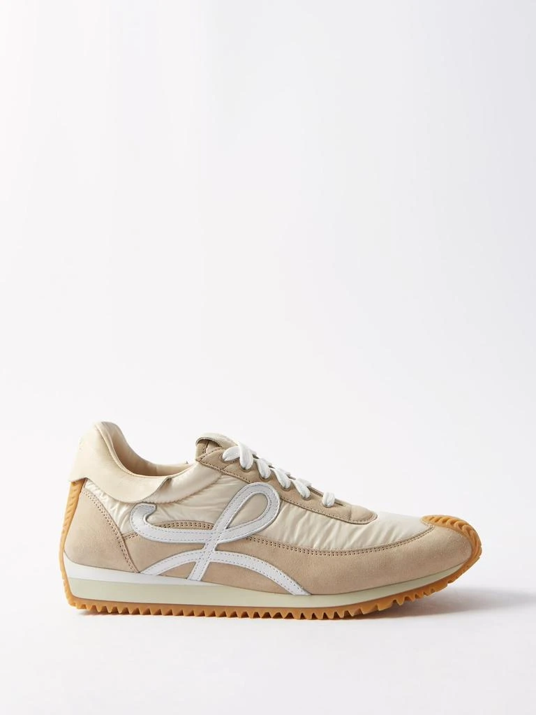 商品Loewe|Flow Runner nylon and suede trainers,价格¥5950,第1张图片