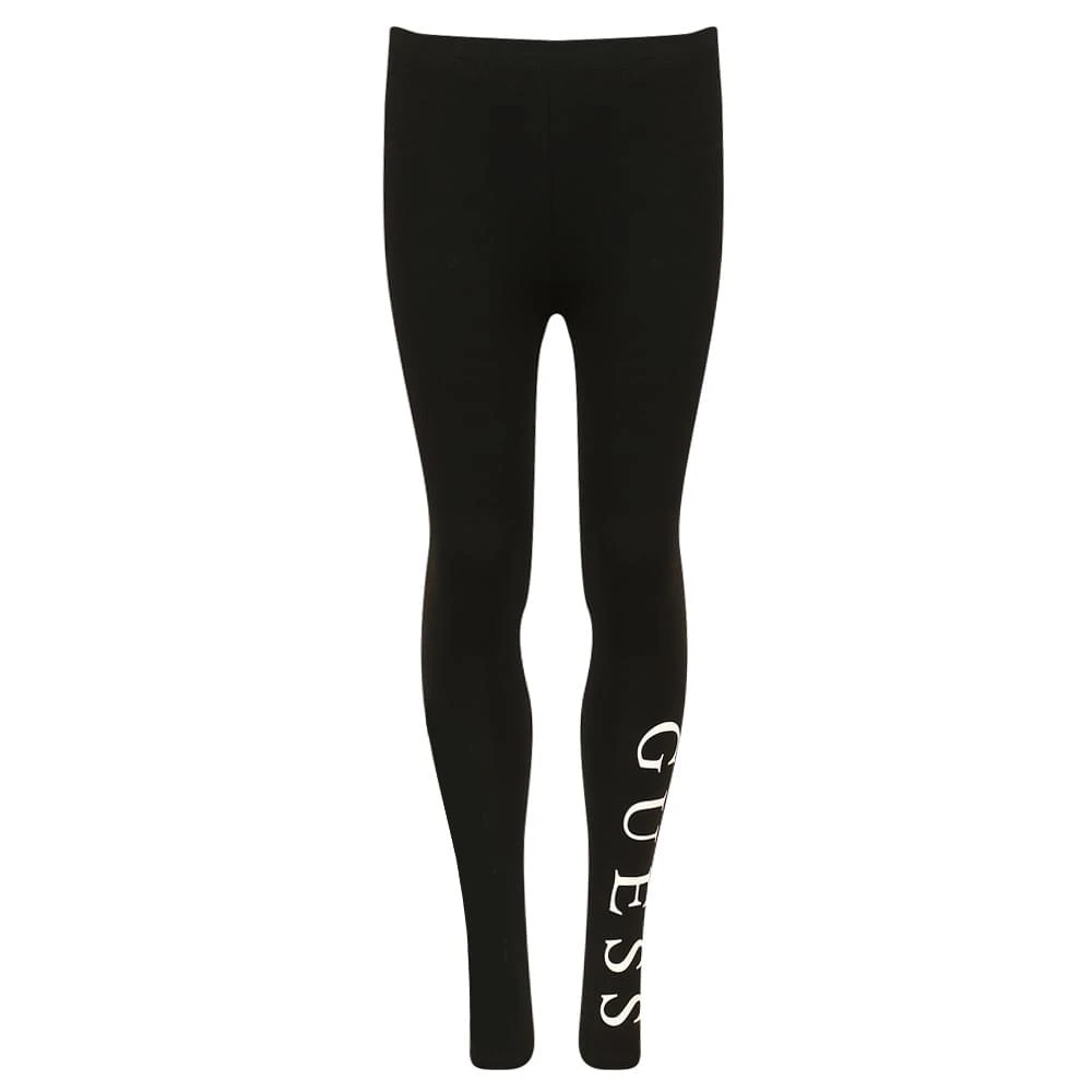 商品GUESS|Black Large Logo Leggings,价格¥79,第1张图片