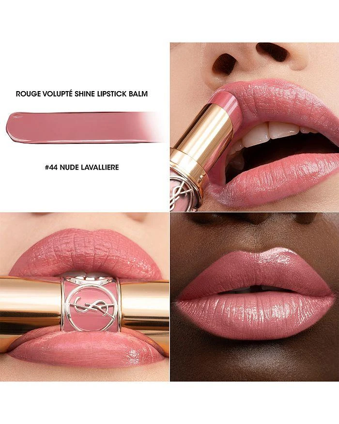 商品Yves Saint Laurent|Rouge Volupté Shine Nude Lipstick Balm Duo ($86 value),价格¥330,第3张图片详细描述