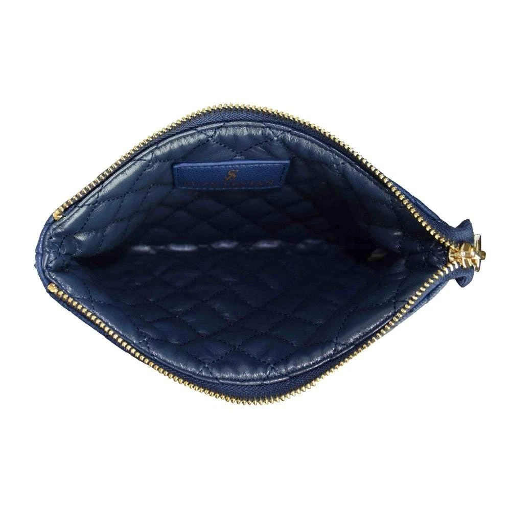 商品Suzy Levian|Small Faux Leather Quilted Clutch Handbag,价格¥660,第5张图片详细描述