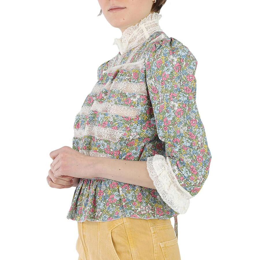 商品Marc Jacobs|Marc Jacobs Multicolor Victorian Blouse, Brand Size 0,价格¥1304,第2张图片详细描述