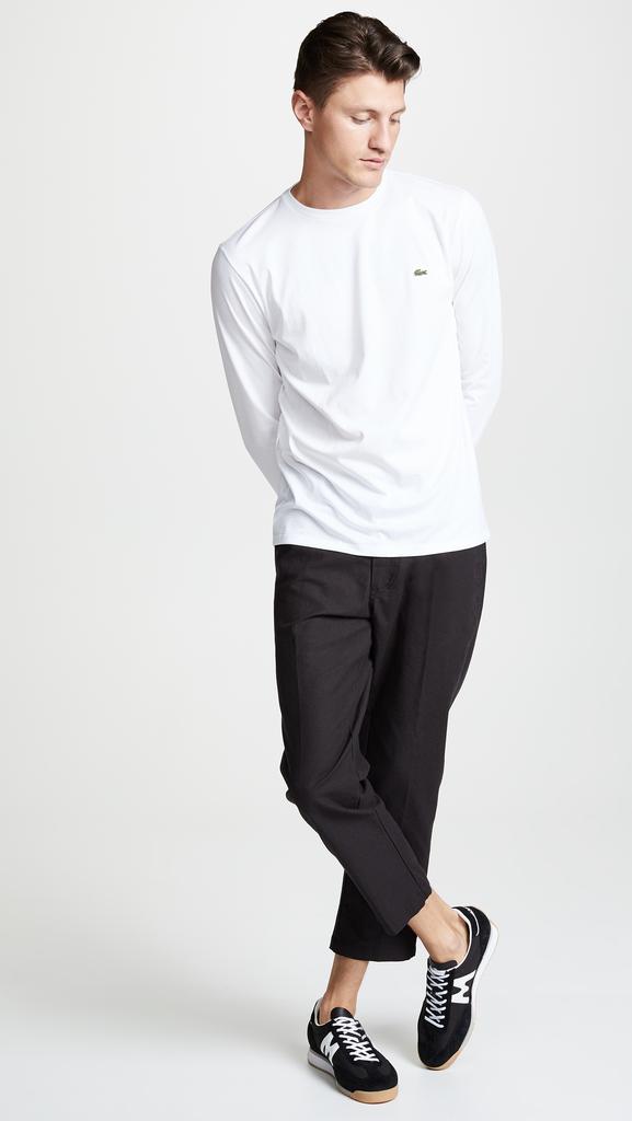 Lacoste Long Sleeve Crew Tee商品第5张图片规格展示