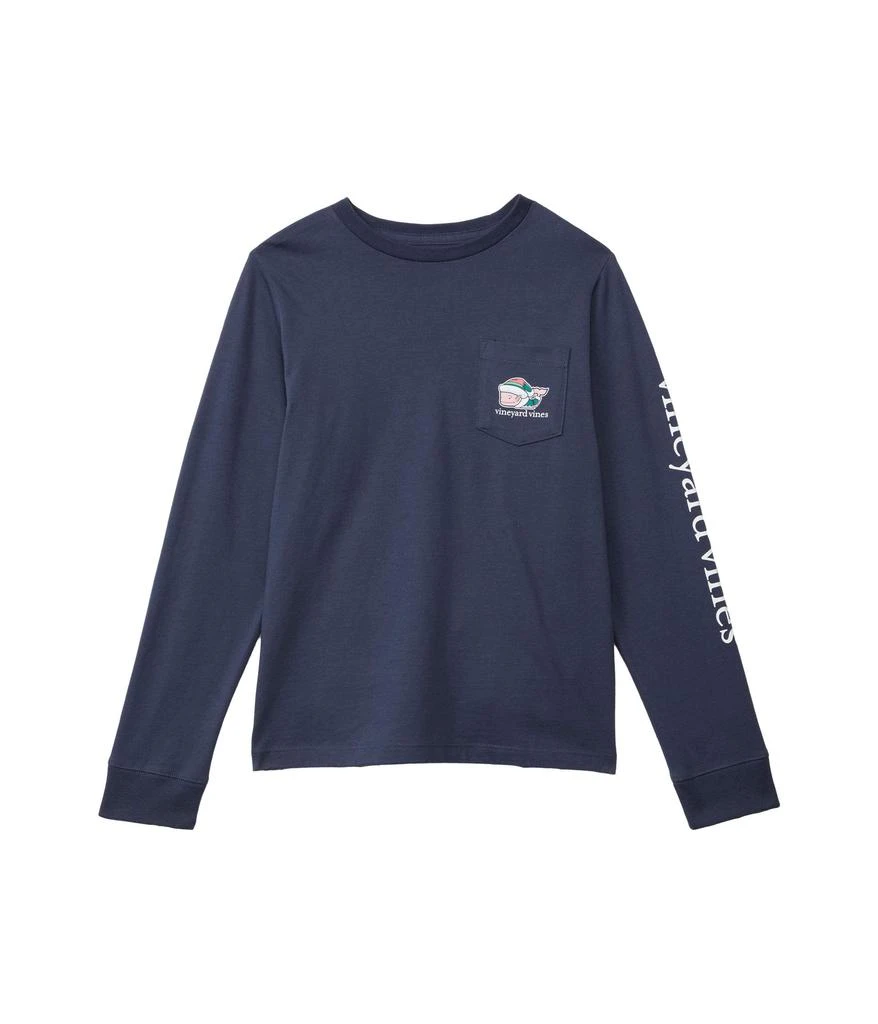 商品Vineyard Vines|Elf Whale Pocket Tee (Toddler/Little Kids/Big Kids),价格¥245,第1张图片