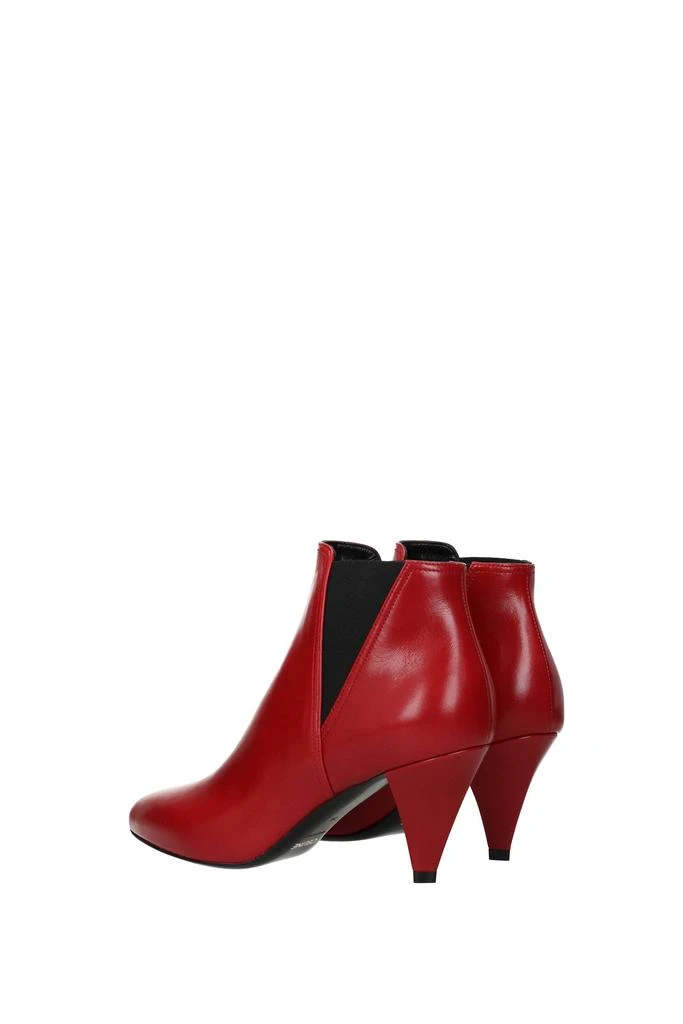 商品Celine|Ankle boots Leather Red,价格¥2392,第4张图片详细描述