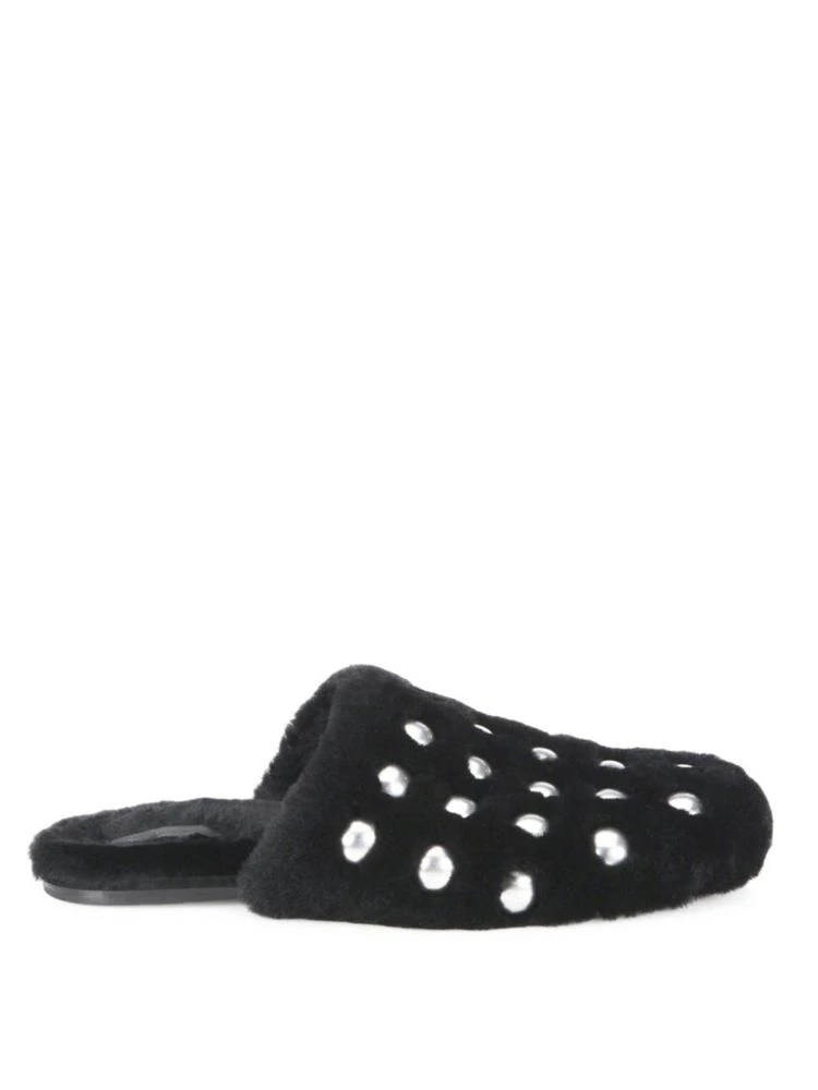 商品Alexander Wang|Amelia Studded Shearling Slippers,价格¥1951,第5张图片详细描述