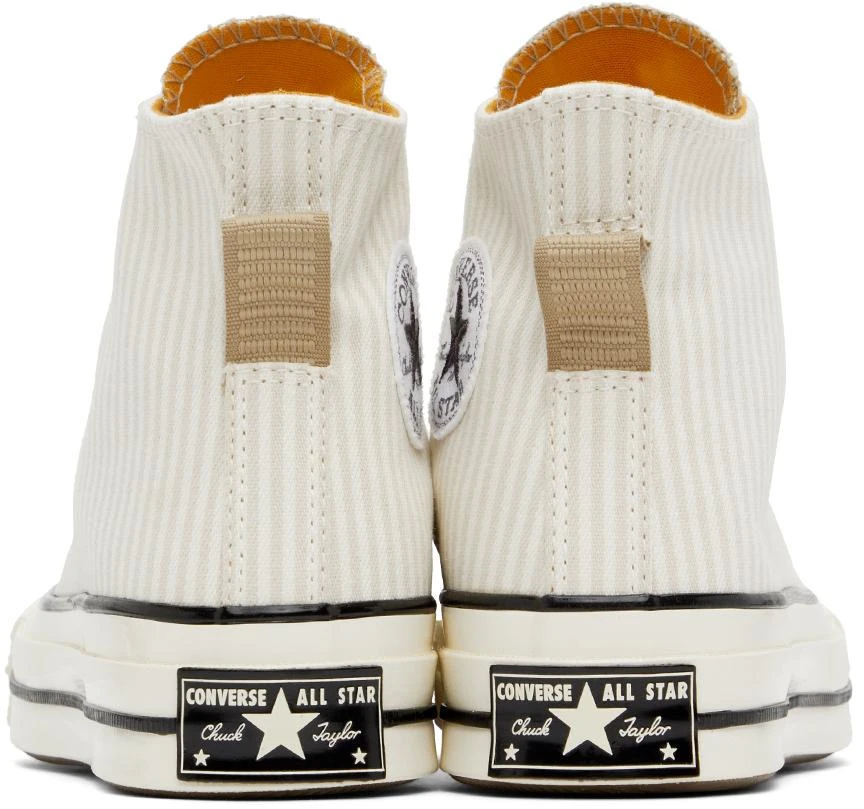 商品Converse|Beige Chuck 70 High Top Sneakers,价格¥176,第2张图片详细描述