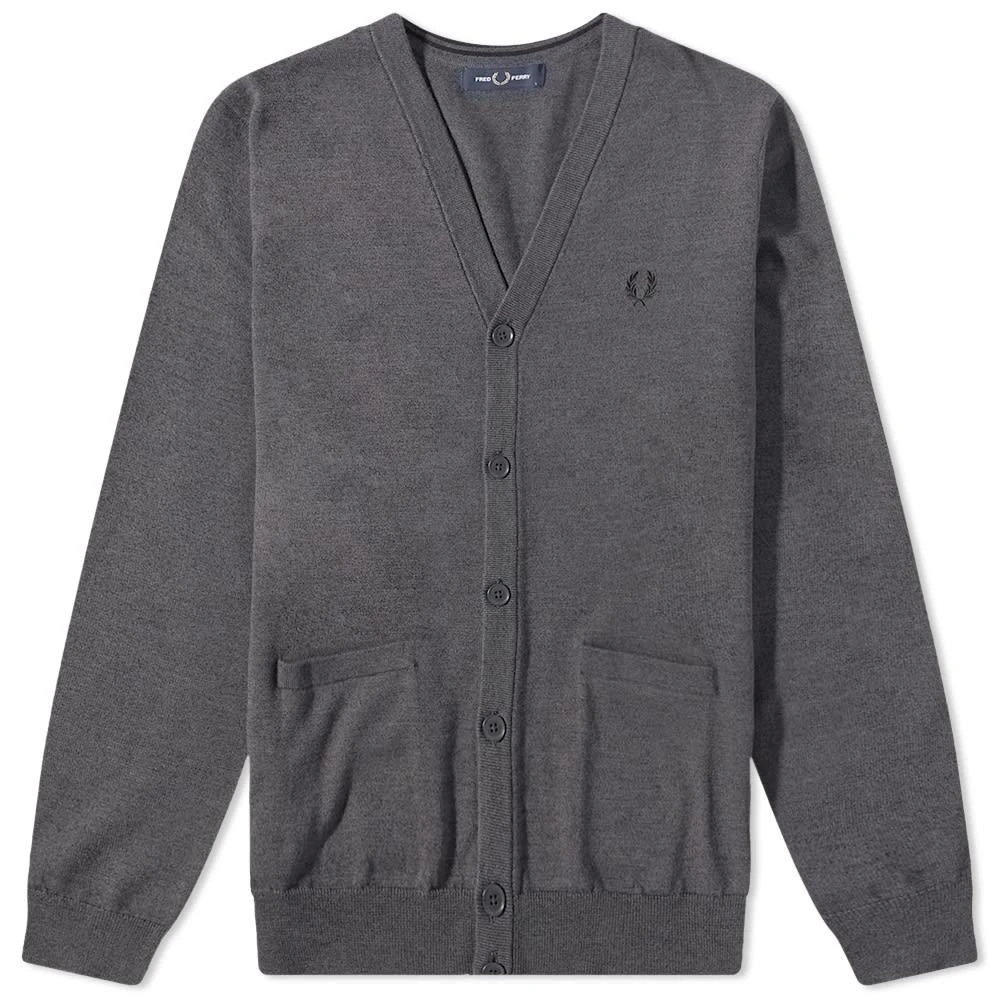 Fred Perry K9551 Classic Cardigan - Shaded Stone 价格¥1143 | 别样