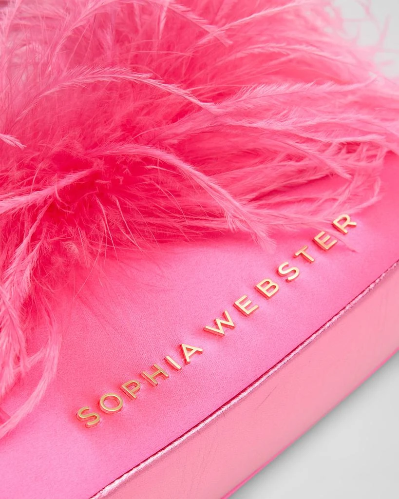 商品Sophia Webster|Dusty Mini Faux Feather Hobo Bag,价格¥5378,第5张图片详细描述