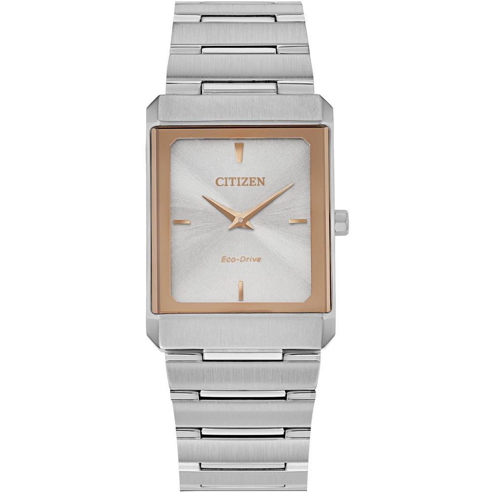 商品Citizen|Eco-Drive Unisex Stiletto Stainless Steel Bracelet Watch 25x35mm,价格¥2115,第1张图片