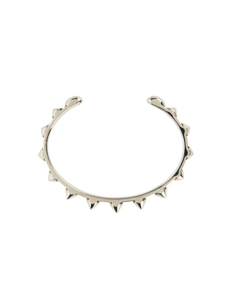 商品Alexander McQueen|ALEXANDER MCQUEEN STUDDED OPEN BRACELET,价格¥2706,第2张图片详细描述