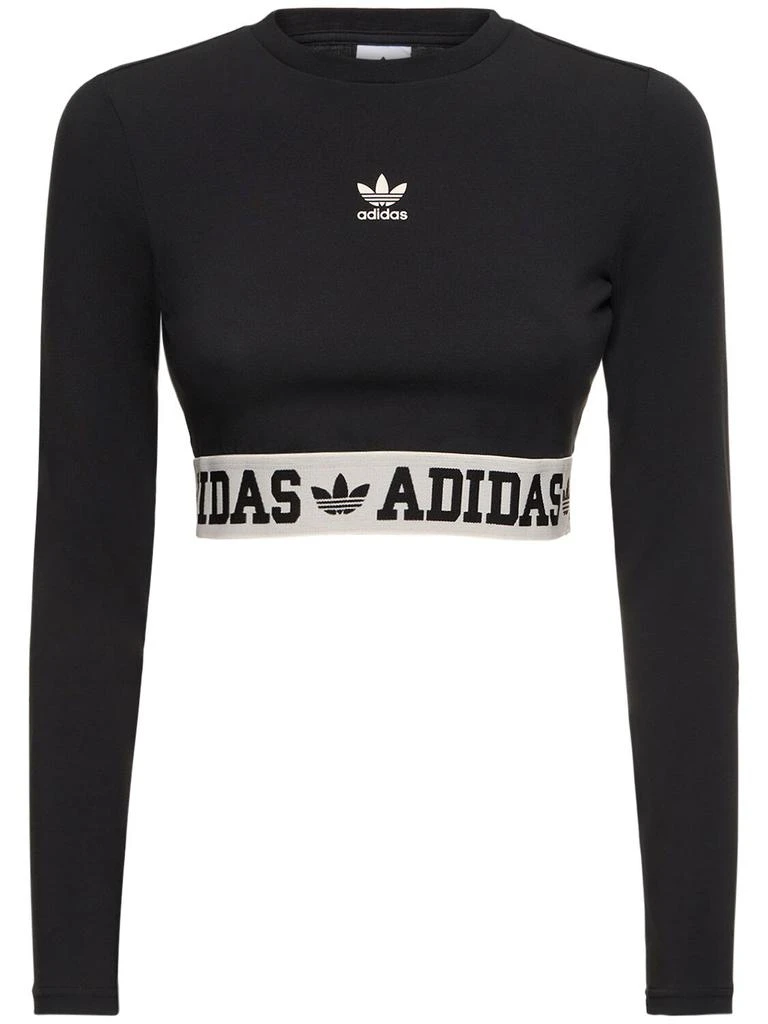 商品Adidas|Slim Long Sleeve Crop T-shirt,价格¥298,第1张图片