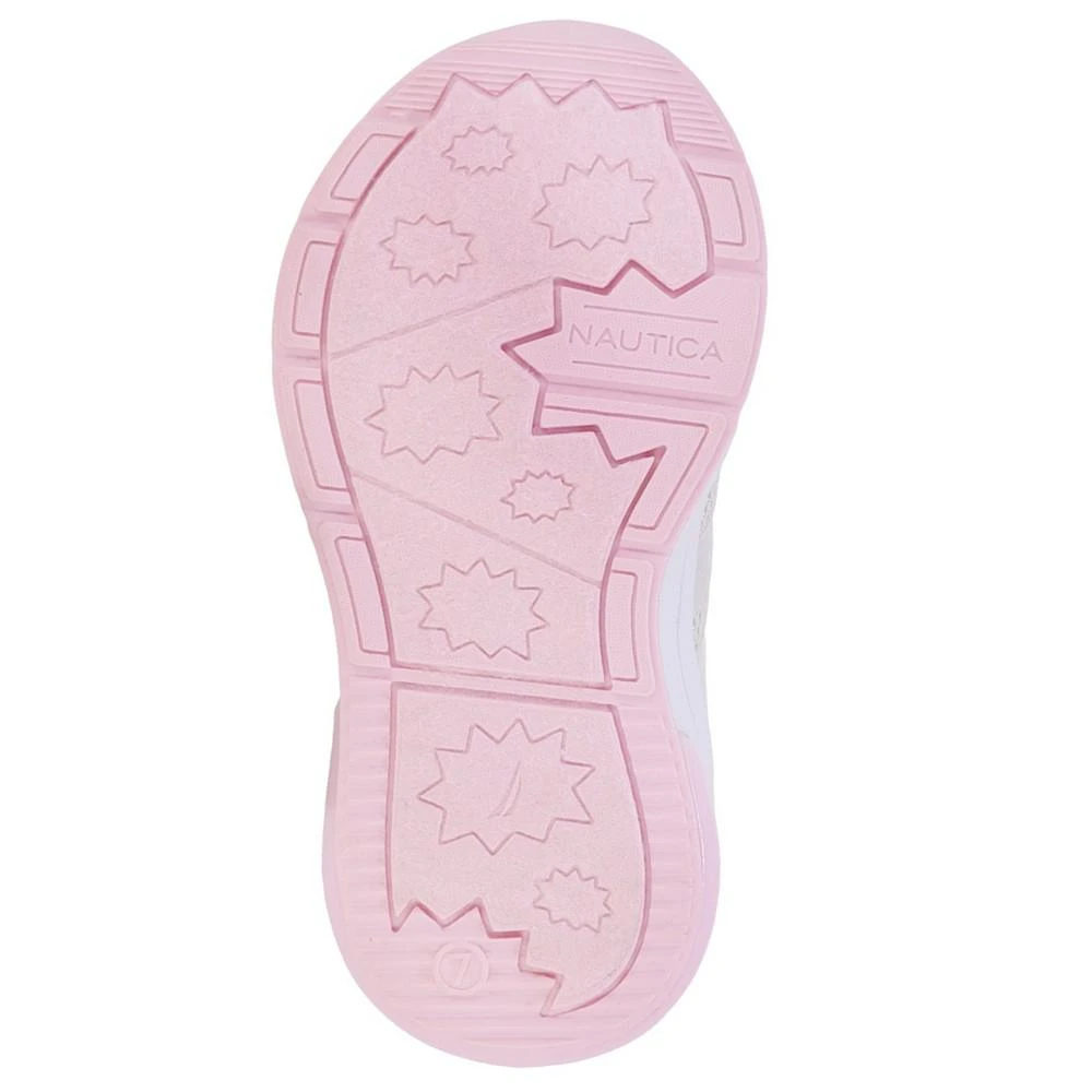 商品Nautica|Toddler Girls Light Up Outsole Athletic Sneaker,价格¥301,第5张图片详细描述