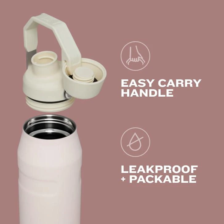 Stanley IceFlow Fast Flow Water Bottle | Angled Spout Lid | Lightweight & Leakproof for Travel & Sports | Insulated Stainless Steel | BPA-Free 商品