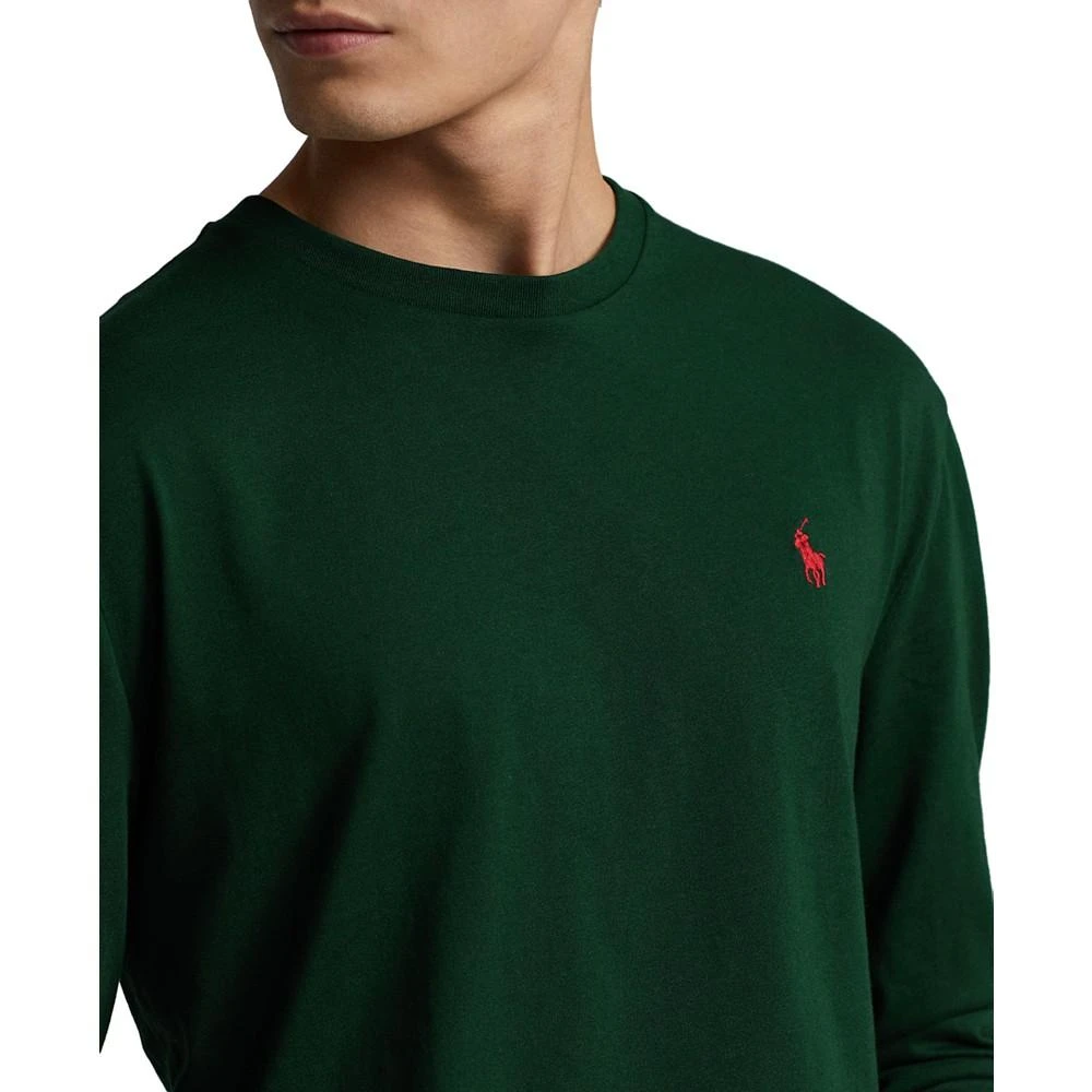 商品Ralph Lauren|Men's Classic-Fit Big Pony Logo Jersey T-Shirt,价格¥213,第3张图片详细描述