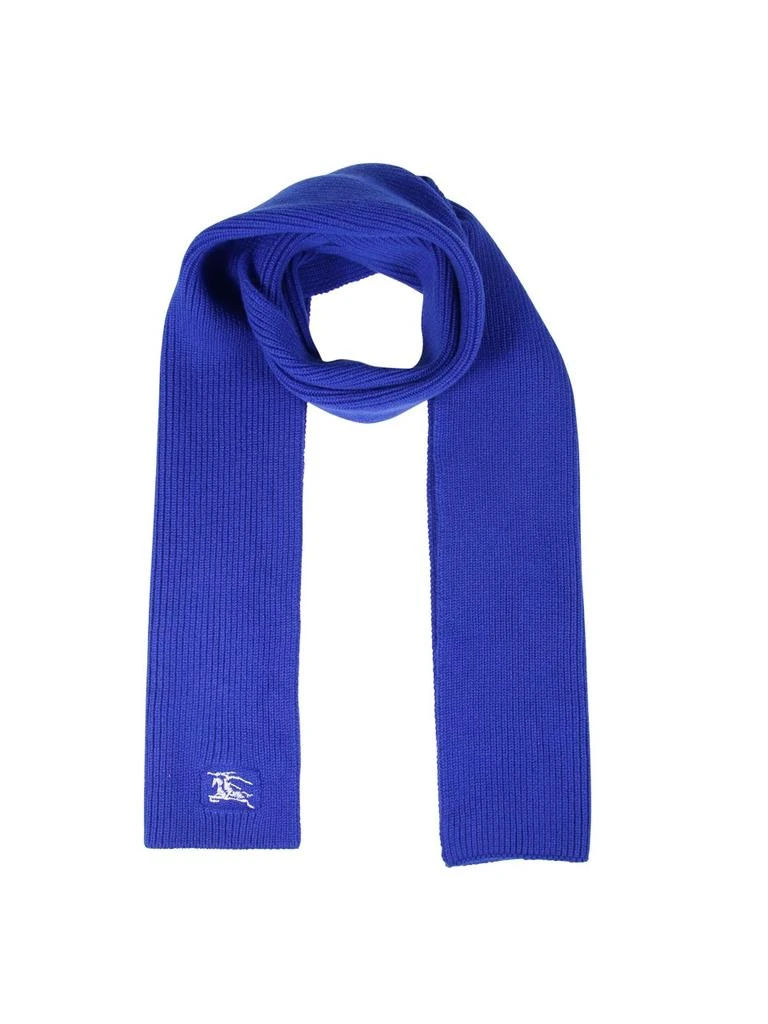 商品Burberry|Burberry EKD-Embroidered Ribbed-Knit Scarf,价格¥2853,第1张图片