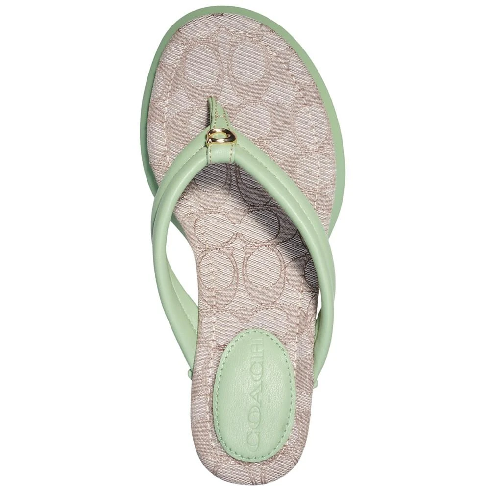 商品Coach|Women's Franki Platform Flip-Flop Sandals,价格¥492,第4张图片详细描述