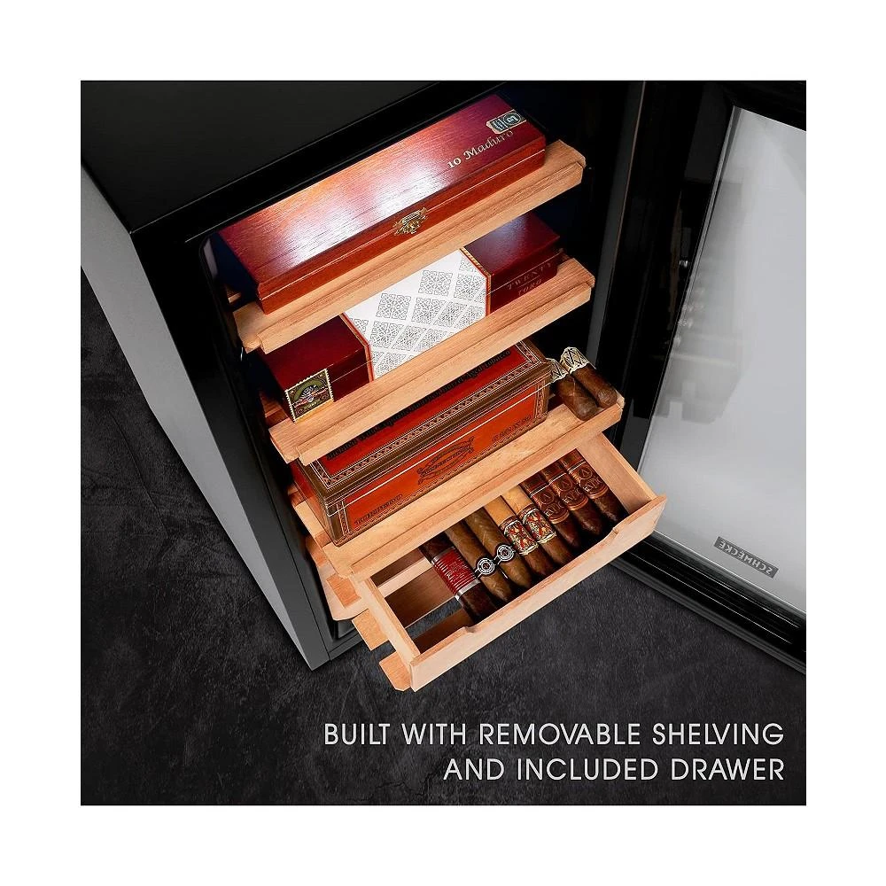 商品Schmecke|250 Cigar Humidor, Cigar Humidifier & Cigar Box W/Hygrometer,价格¥2828,第3张图片详细描述