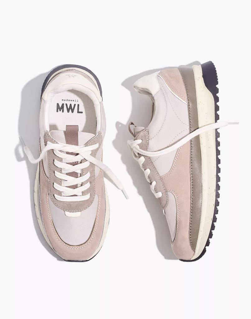 商品Madewell|Kickoff Trainer Sneakers in Leather and (Re)sourced Nylon,价格¥337,第3张图片详细描述