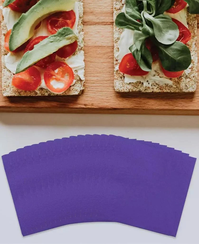 商品JAM Paper|Medium Lunch Napkins - 6.5" x 6.5" - 40 Per Pack,价格¥60,第2张图片详细描述