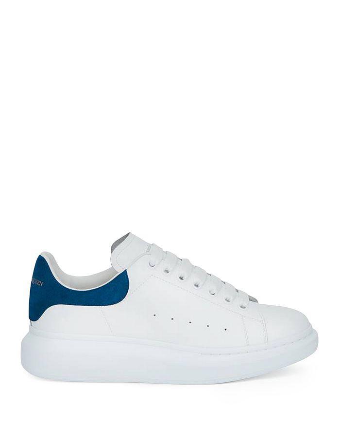 商品Alexander McQueen|Men's Oversized Suede Heel Detail Sneakers,价格¥4317,第7张图片详细描述