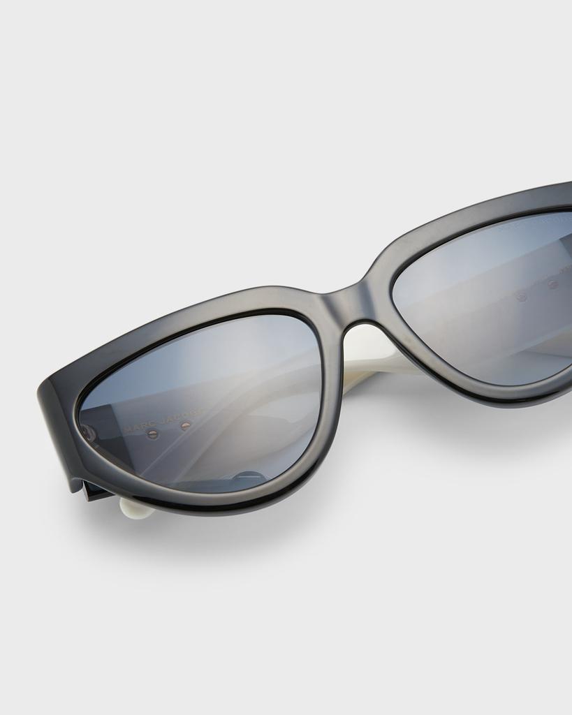 Marc Jacobs J Marc Logo Plastic Cat-Eye Sunglasses