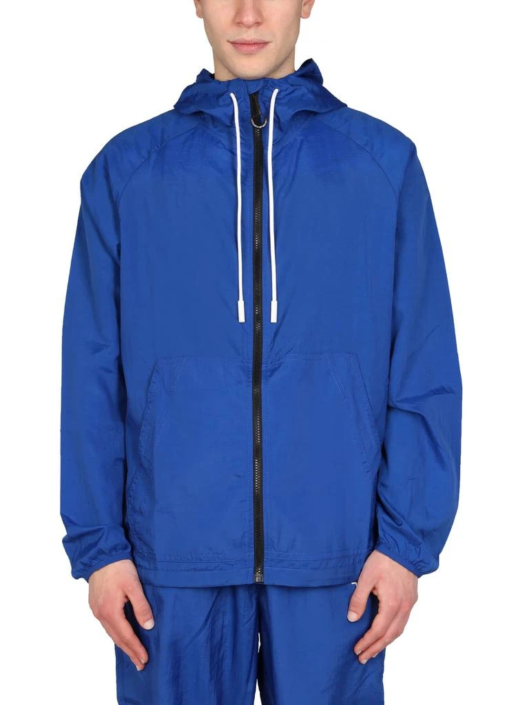 商品Marcelo Burlon|Cross Print Windbreaker Jacket,价格¥2810,第1张图片