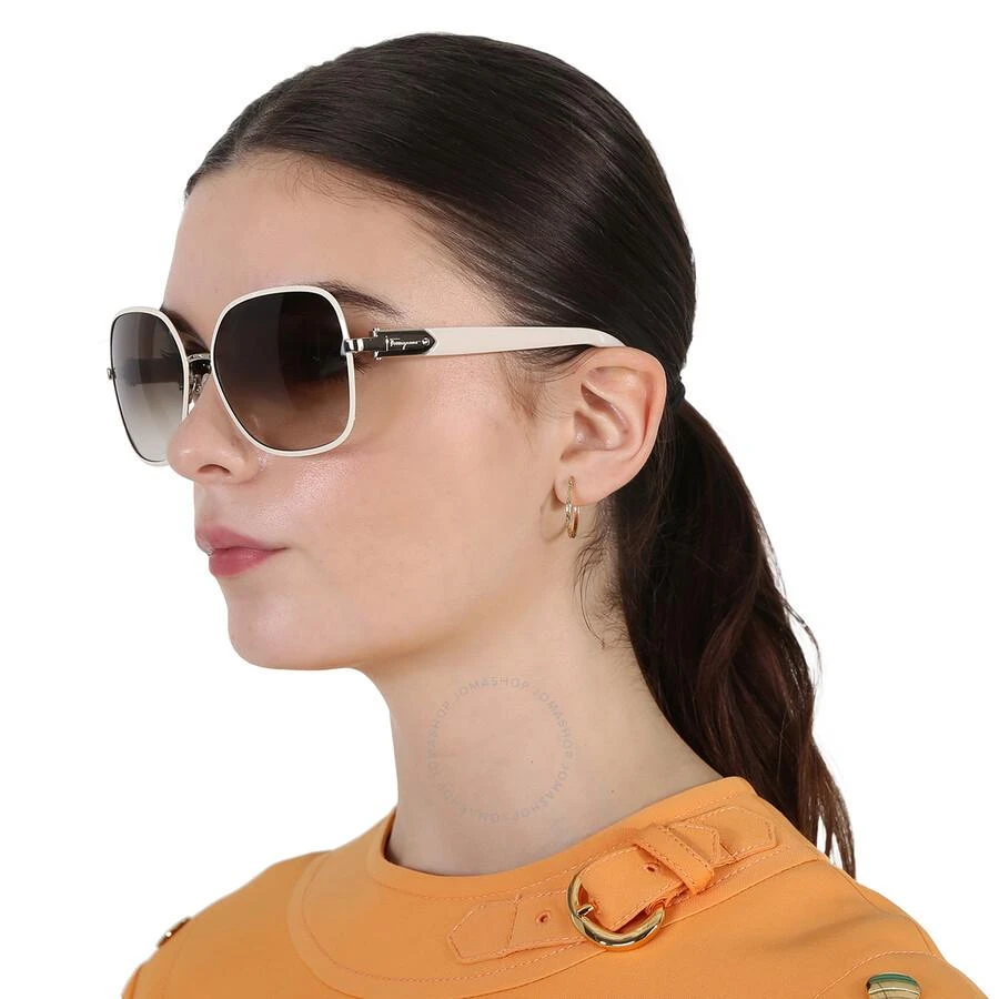 商品Salvatore Ferragamo|Brown Square Ladies Sunglasses SF150S 721 59,价格¥478,第2张图片详细描述