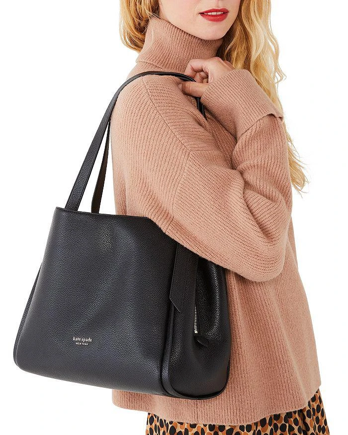 商品Kate Spade|Knott Pebbled Leather Large Shoulder Bag,价格¥2087,第2张图片详细描述