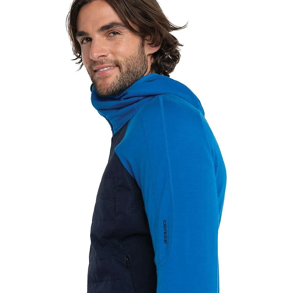 Icebreaker Men's Merino Quantum Hybrid LS Zip Hoodie 商品