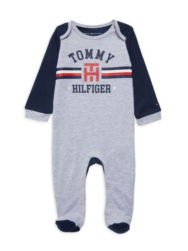 商品Tommy Hilfiger|Baby Boy's Logo Graphic Footie,价格¥241,第1张图片