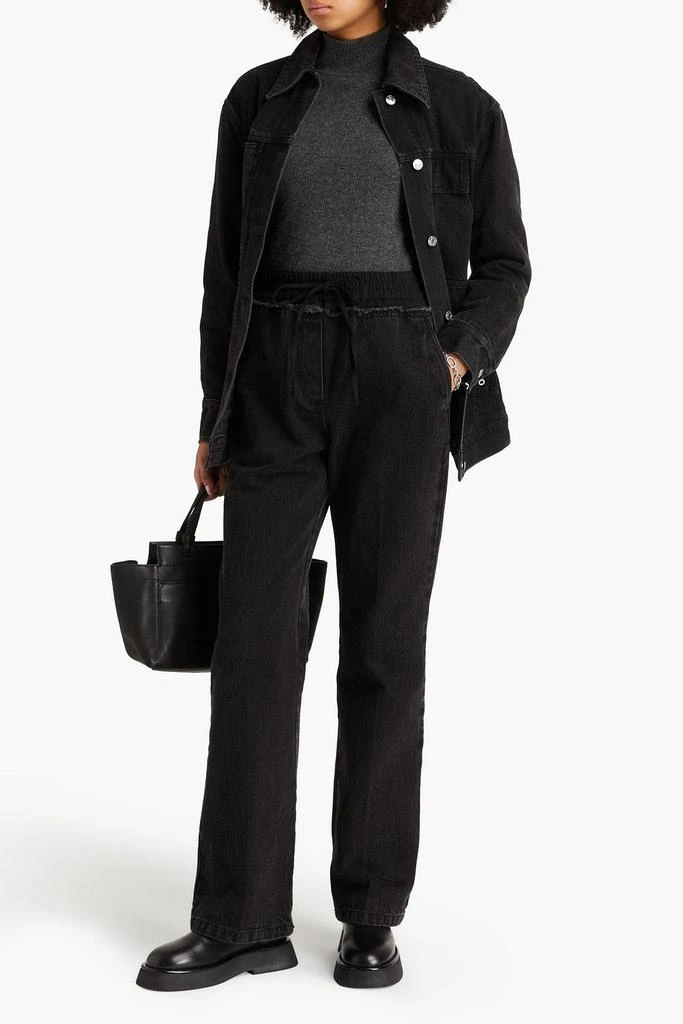 商品3.1 Phillip Lim|Frayed high-rise straight-leg jeans,价格¥731,第2张图片详细描述
