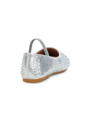 商品Badgley Mischka|Girl's Embellished Mary Jane Flats,价格¥161,第2张图片详细描述