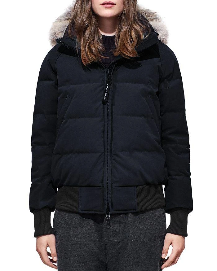 商品Canada Goose|Savona Fur Trim Down Bomber Jacket,价格¥6360,第1张图片