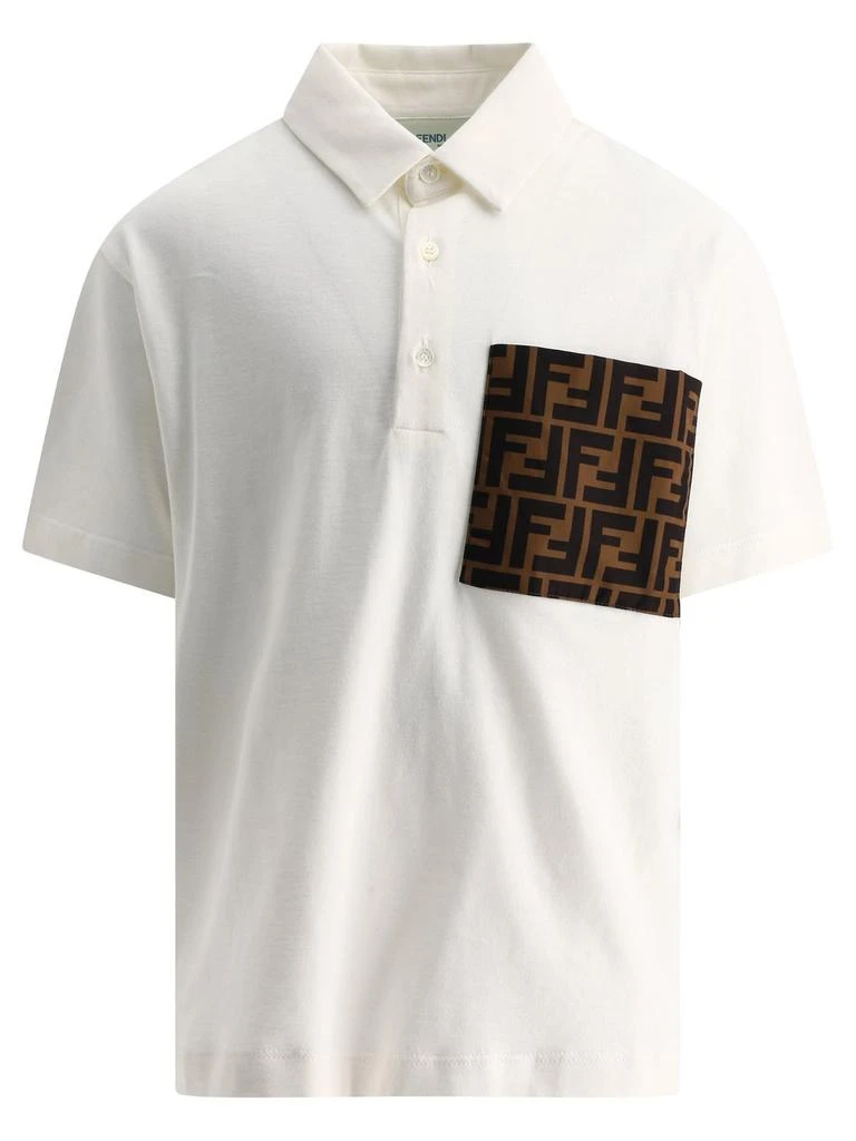 商品Fendi|Fendi Kids Monogram Short-Sleeved Polo Shirt,价格¥1809,第1张图片详细描述