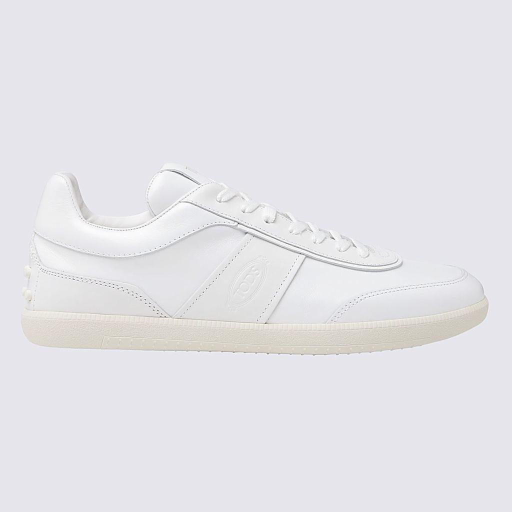 TOD'S | TOD'S WHITE LEATHER SNEAKERS 2122.32元 商品图片