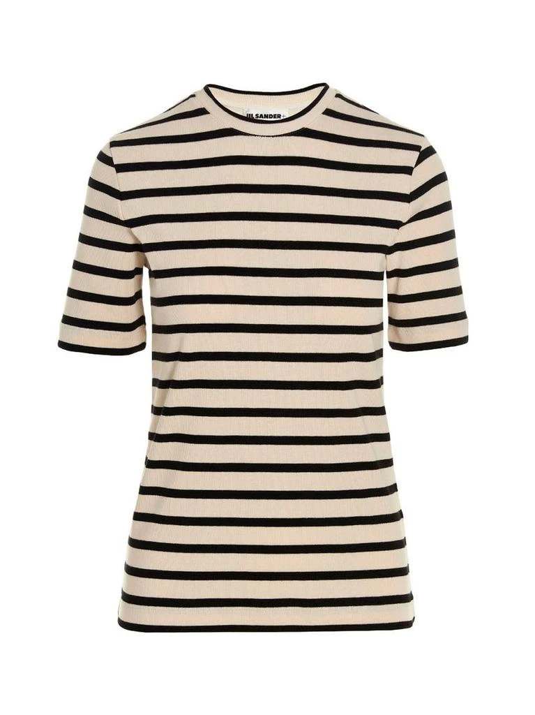 商品Jil Sander|Jil Sander+ Striped Crewneck T-Shirt,价格¥1753,第1张图片