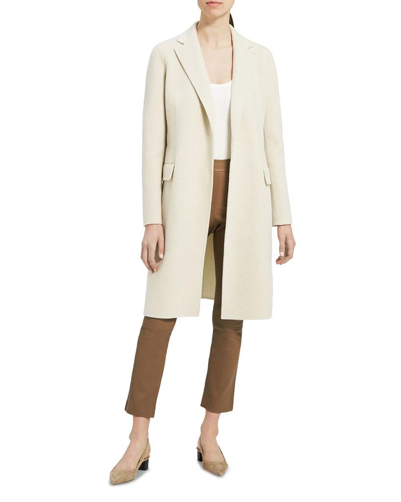 Chevron Belted Wool Coat商品第3张图片规格展示